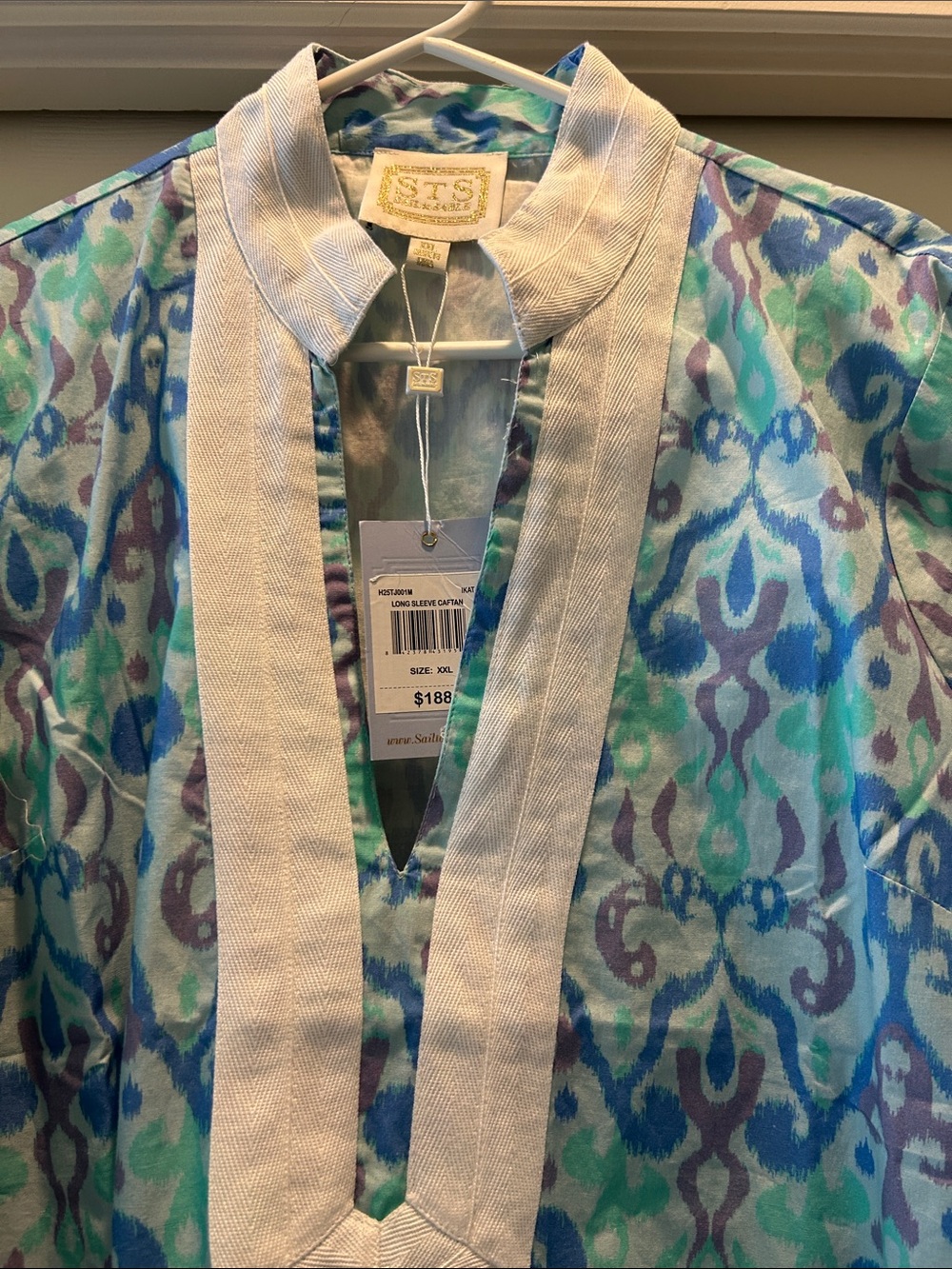 Sail to Sable Coastal colors Collar Shift/Tunic - Picture 9 of 9